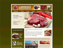 Tablet Screenshot of lawrencemeat.com